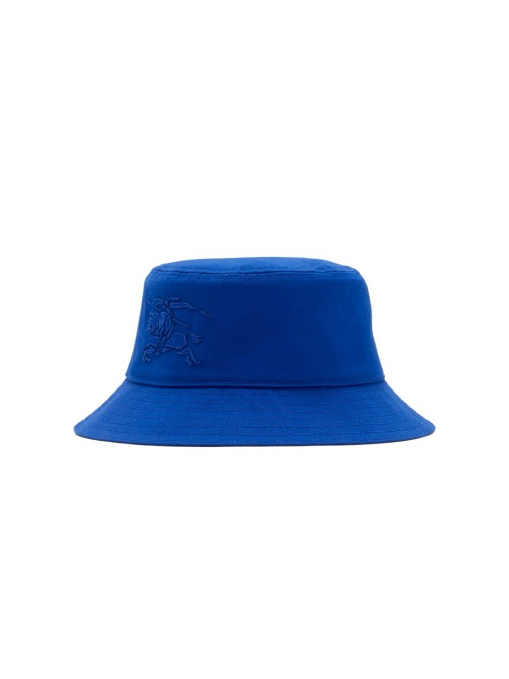 Burberry Royal Blue Embroidered Logo Bucket Hat